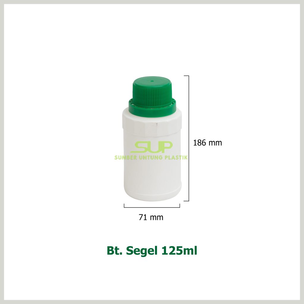 Botol Segel 125 ml SumberUntungPlastik.com