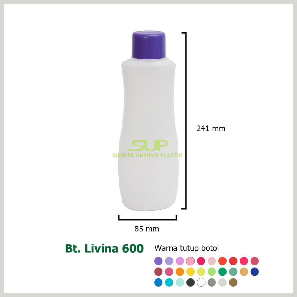 Botol Kosmetik 600 ml SumberUntungPlastik.com