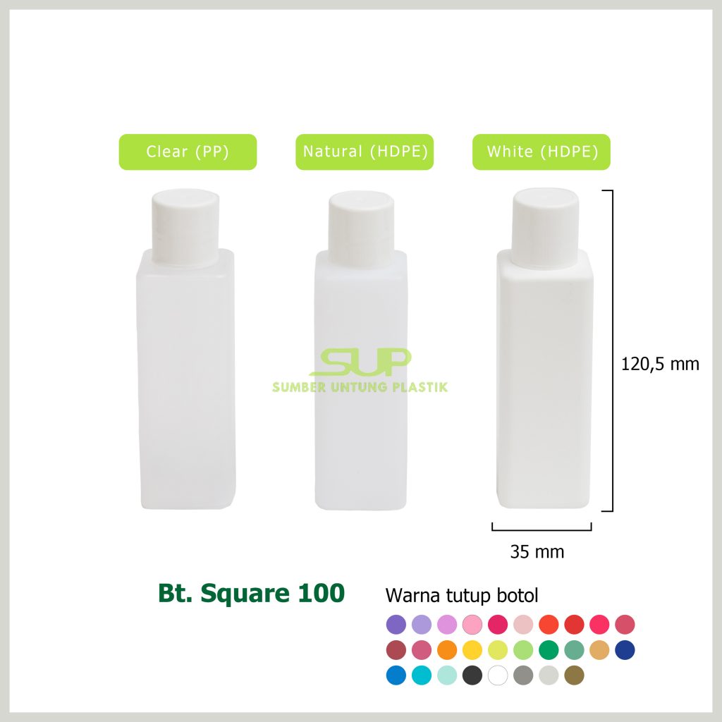 Botol Kosmetik 100 ml SumberUntungPlastik.com