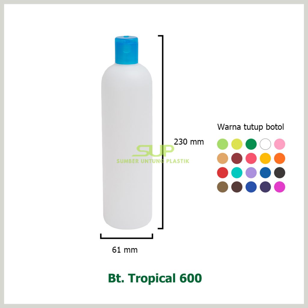 Botol Kosmetik 600 ml SumberUntungPlastik.com