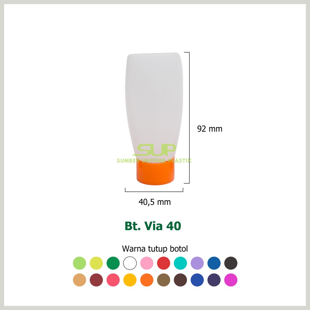Botol Tube 40 ml SumberUntungPlastik.com